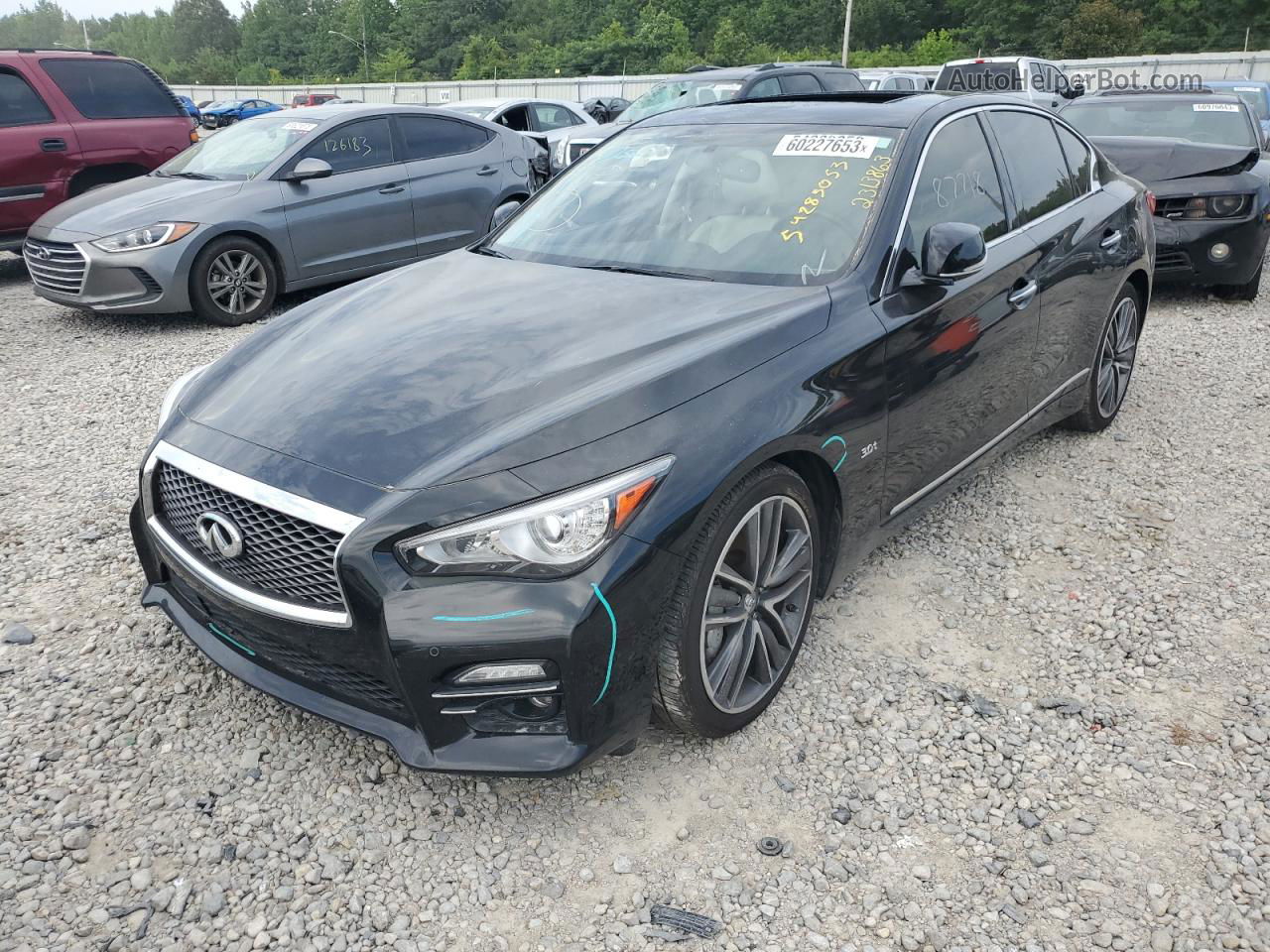 2016 Infiniti Q50 Premium Black vin: JN1EV7AP7GM301138