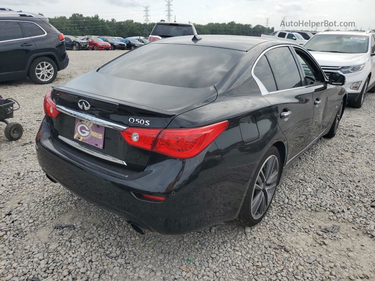 2016 Infiniti Q50 Premium Black vin: JN1EV7AP7GM301138