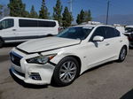 2016 Infiniti Q50 Premium White vin: JN1EV7AP7GM301544