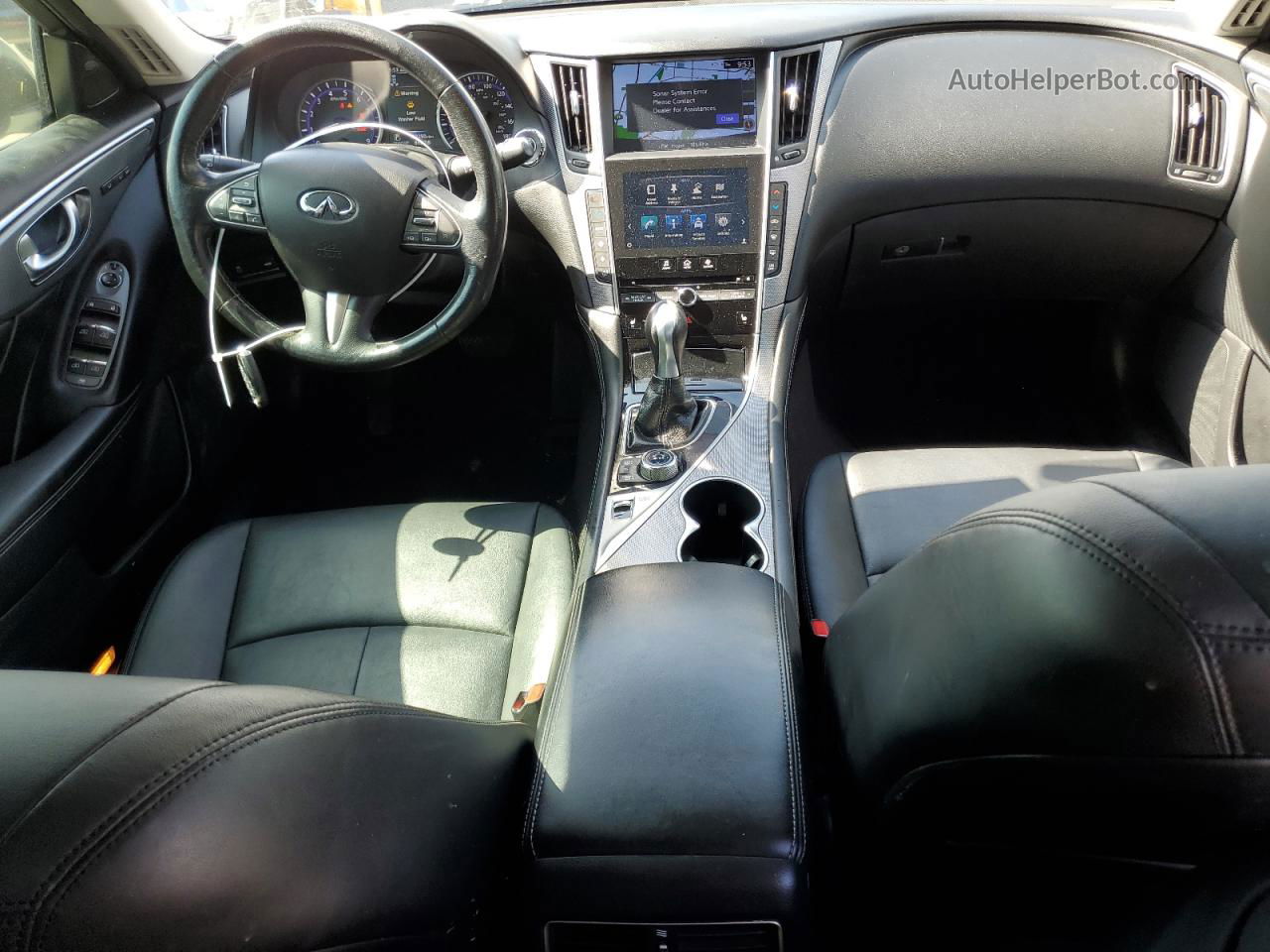 2016 Infiniti Q50 Premium Белый vin: JN1EV7AP7GM301544