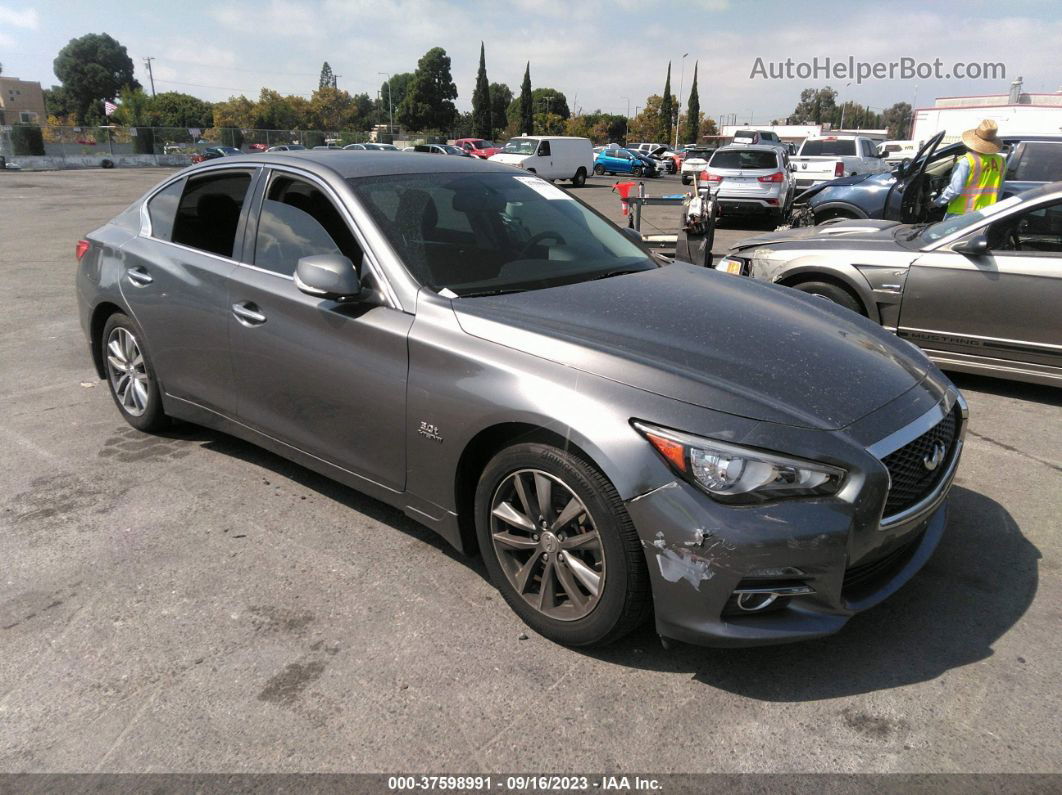 2016 Infiniti Q50 3.0t Premium Черный vin: JN1EV7AP7GM304542