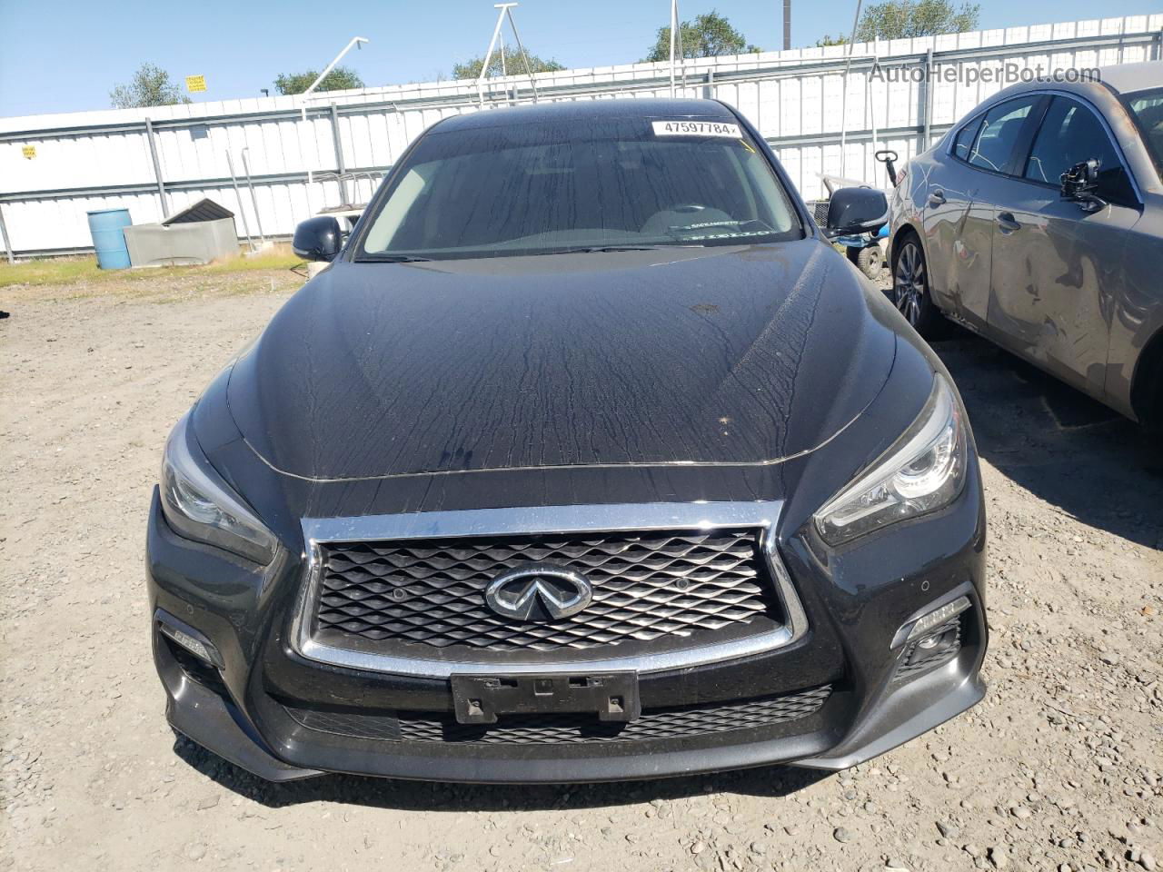 2018 Infiniti Q50 Luxe Black vin: JN1EV7AP7JM351688