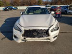 2018 Infiniti Q50 Luxe White vin: JN1EV7AP7JM353599