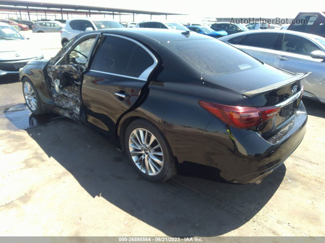 2018 Infiniti Q50 3.0t Luxe Black vin: JN1EV7AP7JM356468