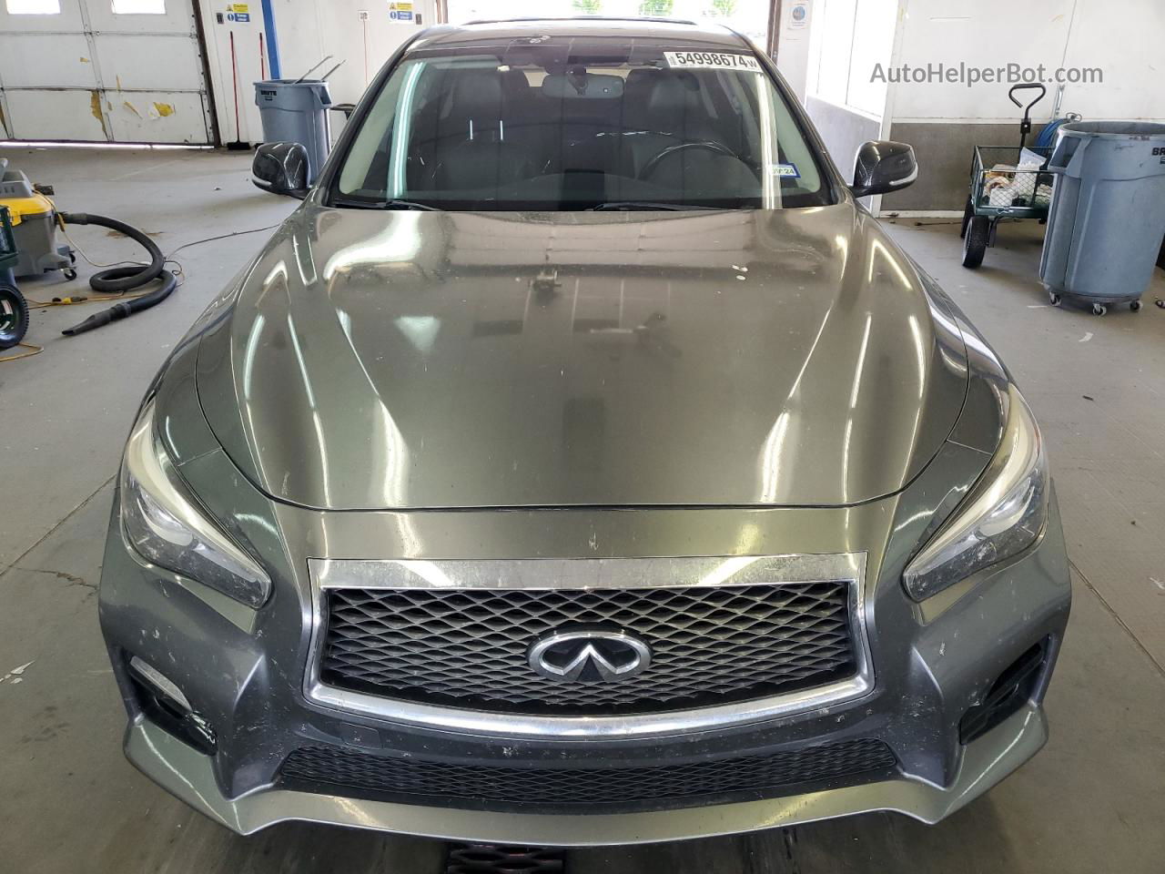 2018 Infiniti Q50 Luxe Gray vin: JN1EV7AP7JM356518