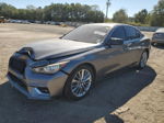 2018 Infiniti Q50 Luxe Gray vin: JN1EV7AP7JM356891