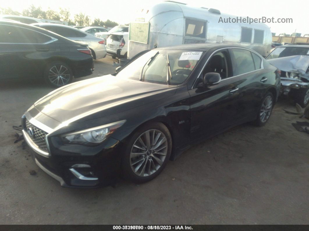 2018 Infiniti Q50 3.0t Luxe Black vin: JN1EV7AP7JM359760