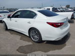 2018 Infiniti Q50 3.0t Luxe White vin: JN1EV7AP7JM359967