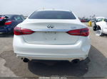 2018 Infiniti Q50 3.0t Luxe White vin: JN1EV7AP7JM359967