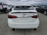 2018 Infiniti Q50 Luxe White vin: JN1EV7AP7JM362447