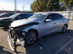 2018 Infiniti Q50 Luxe Серебряный vin: JN1EV7AP7JM366496