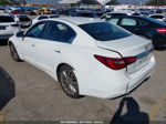 2018 Infiniti Q50 3.0t Luxe White vin: JN1EV7AP7JM592358