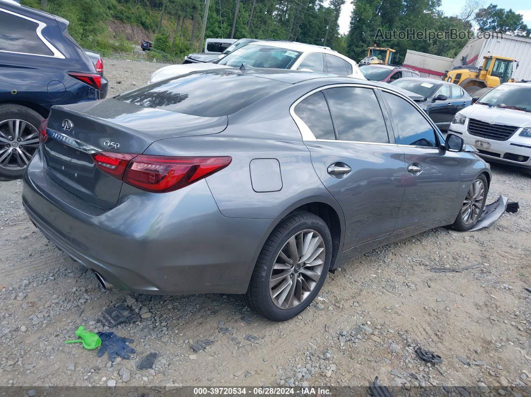 2019 Infiniti Q50 3.0t Luxe Gray vin: JN1EV7AP7KM511943