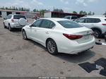 2019 Infiniti Q50 3.0t Luxe White vin: JN1EV7AP7KM512610