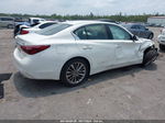 2019 Infiniti Q50 3.0t Luxe White vin: JN1EV7AP7KM512610