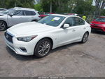 2019 Infiniti Q50 3.0t Luxe White vin: JN1EV7AP7KM512610