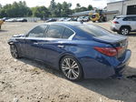 2019 Infiniti Q50 Luxe Blue vin: JN1EV7AP7KM513501