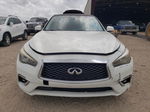 2019 Infiniti Q50 Luxe White vin: JN1EV7AP7KM513594