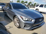 2019 Infiniti Q50 Luxe Gray vin: JN1EV7AP7KM515118