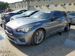 2019 Infiniti Q50 Luxe Gray vin: JN1EV7AP7KM515118