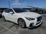 2019 Infiniti Q50 Luxe White vin: JN1EV7AP7KM515619