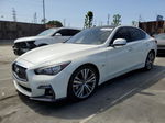 2019 Infiniti Q50 Luxe Белый vin: JN1EV7AP7KM515619