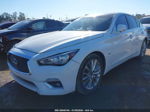 2019 Infiniti Q50 3.0t Luxe White vin: JN1EV7AP7KM516429