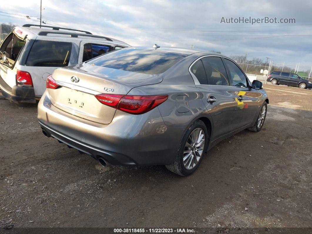 2019 Infiniti Q50 3.0t Luxe Gray vin: JN1EV7AP7KM541900