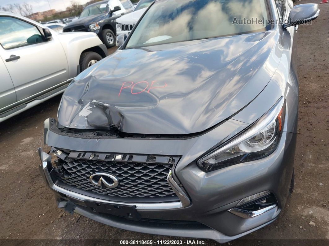 2019 Infiniti Q50 3.0t Luxe Gray vin: JN1EV7AP7KM541900