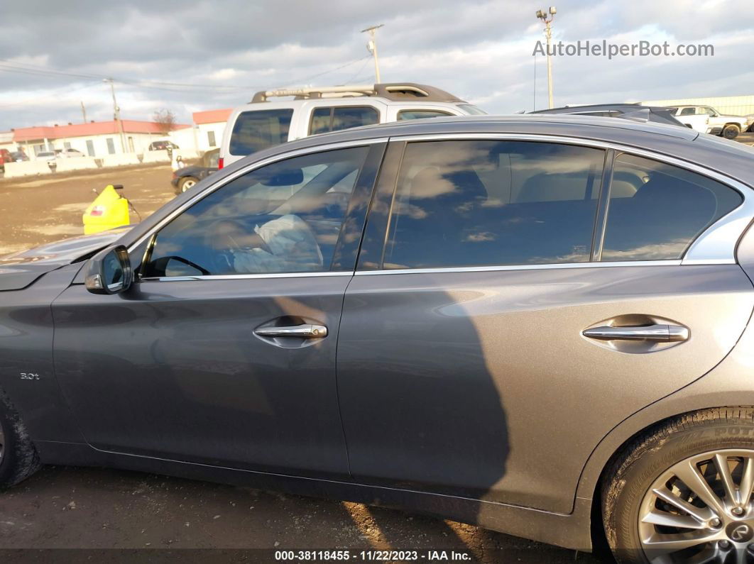 2019 Infiniti Q50 3.0t Luxe Gray vin: JN1EV7AP7KM541900