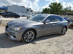 2019 Infiniti Q50 Luxe Серый vin: JN1EV7AP7KM542562