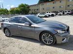 2019 Infiniti Q50 Luxe Gray vin: JN1EV7AP7KM542562