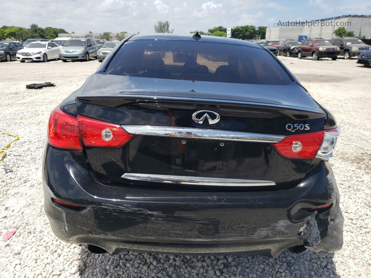 2016 Infiniti Q50 Premium Black vin: JN1EV7AP8GM300693