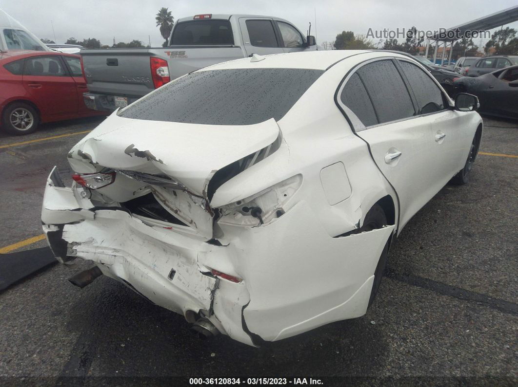 2016 Infiniti Q50 3.0t Premium White vin: JN1EV7AP8GM300998