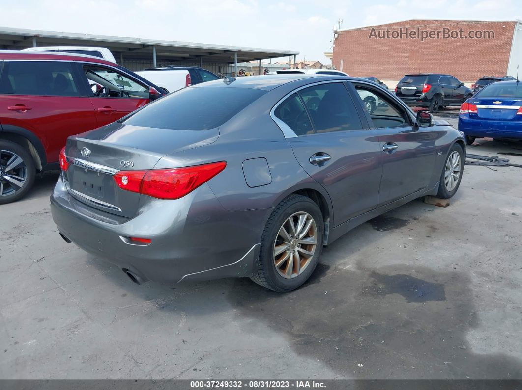 2016 Infiniti Q50 3.0t Premium Gray vin: JN1EV7AP8GM302900