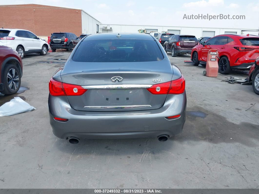 2016 Infiniti Q50 3.0t Premium Gray vin: JN1EV7AP8GM302900