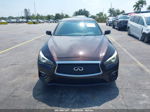 2018 Infiniti Q50 3.0t Luxe Brown vin: JN1EV7AP8JM350632