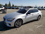 2018 Infiniti Q50 Luxe Silver vin: JN1EV7AP8JM355961