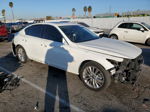 2018 Infiniti Q50 Luxe White vin: JN1EV7AP8JM356608