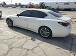 2018 Infiniti Q50 Luxe White vin: JN1EV7AP8JM356687