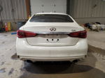 2018 Infiniti Q50 Luxe White vin: JN1EV7AP8JM358682