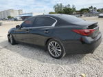 2018 Infiniti Q50 Luxe Черный vin: JN1EV7AP8JM360125