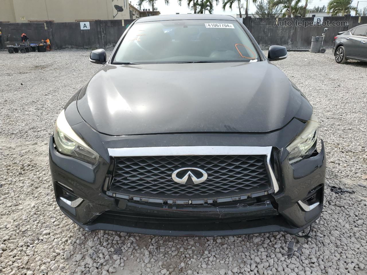 2018 Infiniti Q50 Luxe Black vin: JN1EV7AP8JM360125