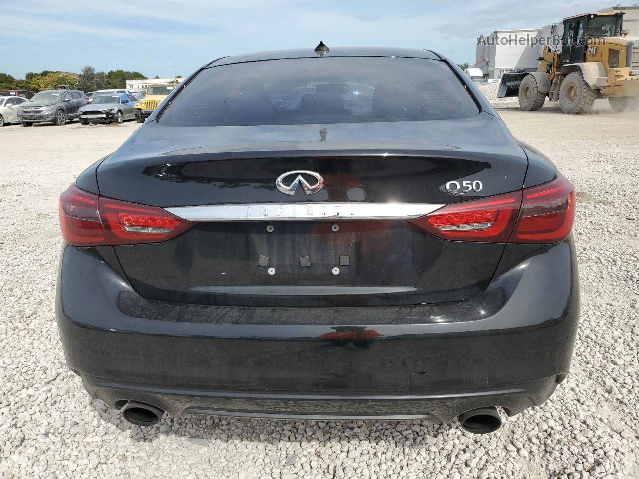 2018 Infiniti Q50 Luxe Черный vin: JN1EV7AP8JM360125