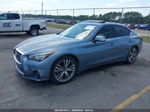 2018 Infiniti Q50 3.0t Sport Blue vin: JN1EV7AP8JM364952