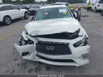 2019 Infiniti Q50 3.0t Luxe White vin: JN1EV7AP8KM512504