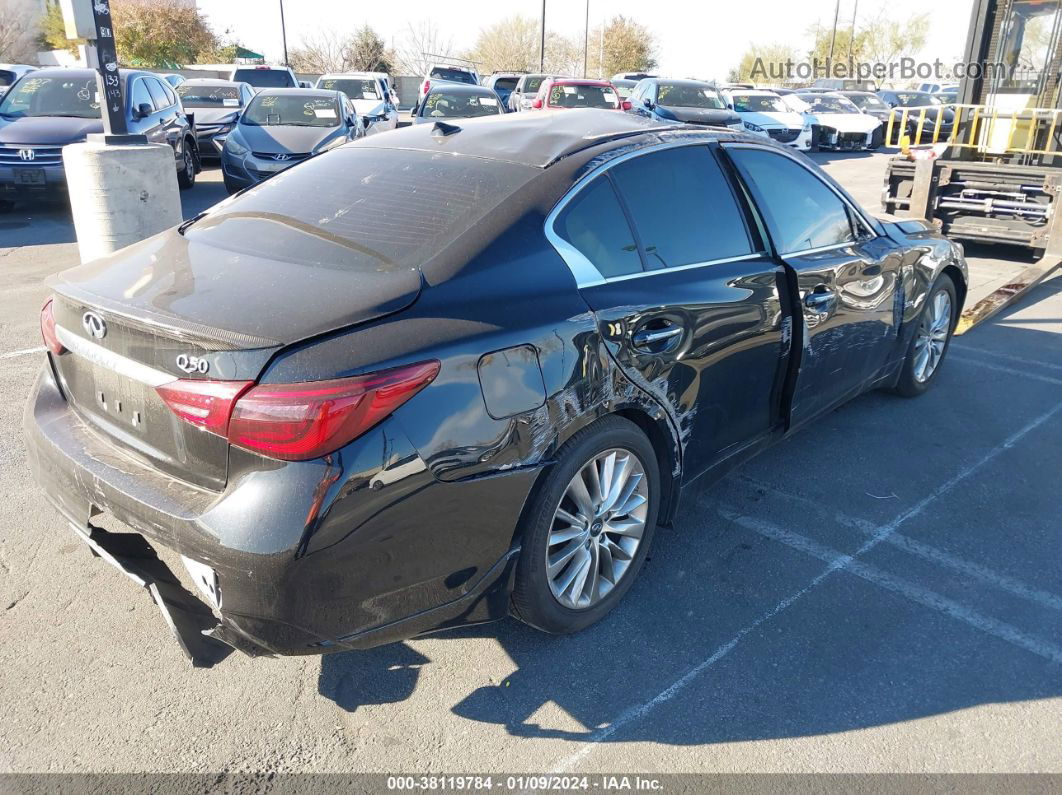 2019 Infiniti Q50 3.0t Luxe Black vin: JN1EV7AP8KM514351