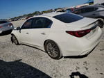 2019 Infiniti Q50 Luxe White vin: JN1EV7AP8KM516052