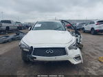 2019 Infiniti Q50 3.0t Luxe Белый vin: JN1EV7AP8KM517315