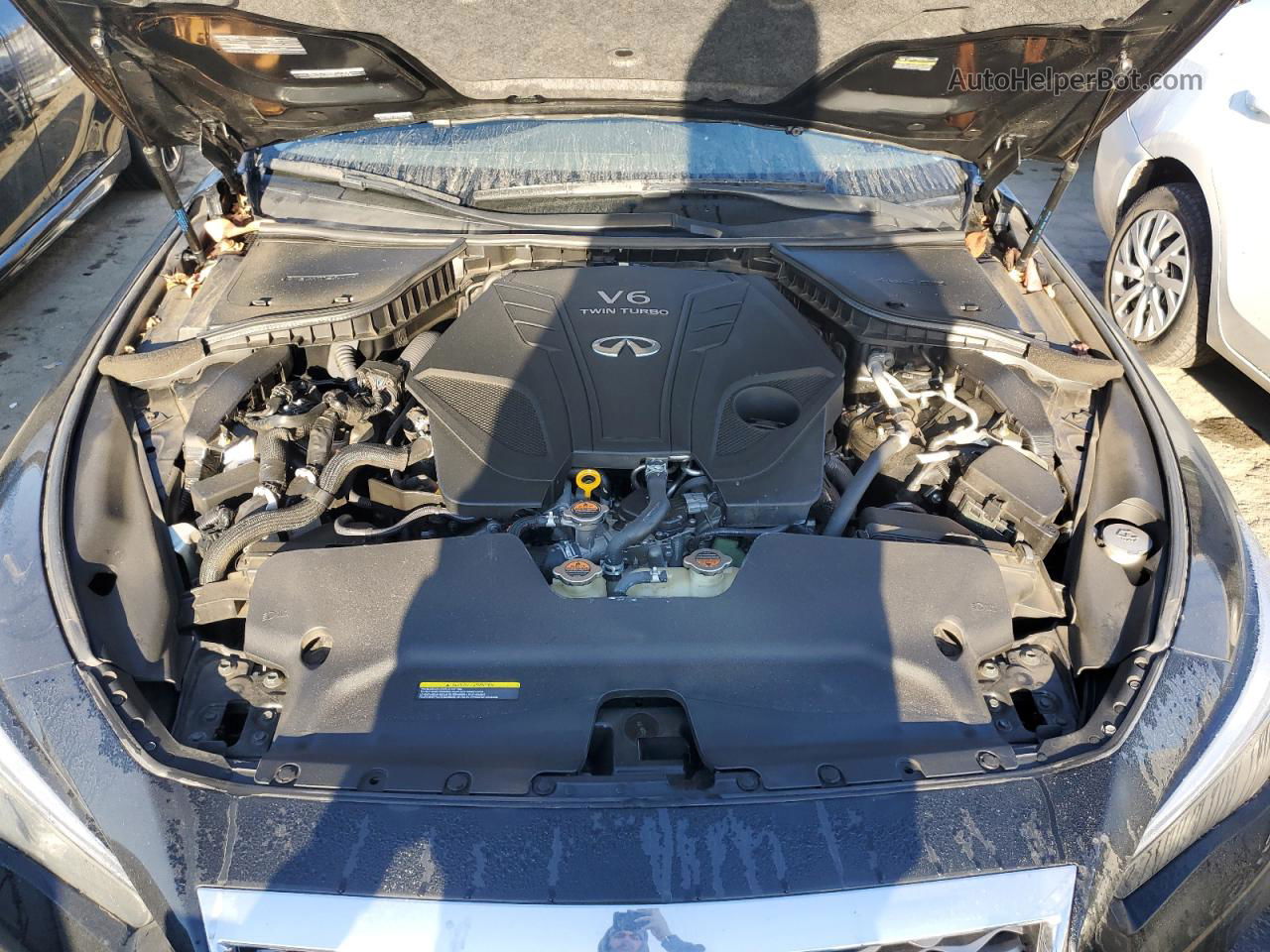 2019 Infiniti Q50 Luxe Black vin: JN1EV7AP8KM518125